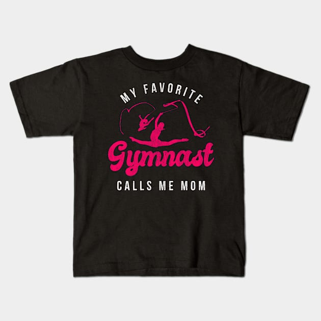 Gymnastics Retro Gymnast Kids T-Shirt by shirtsyoulike